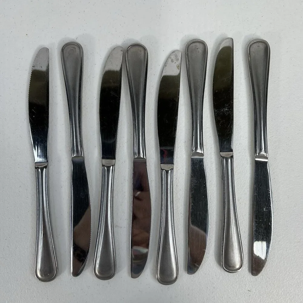 Oneida Hollis 8 Butter Knife Knives Stainless‎ Flatware Stainless Replacement